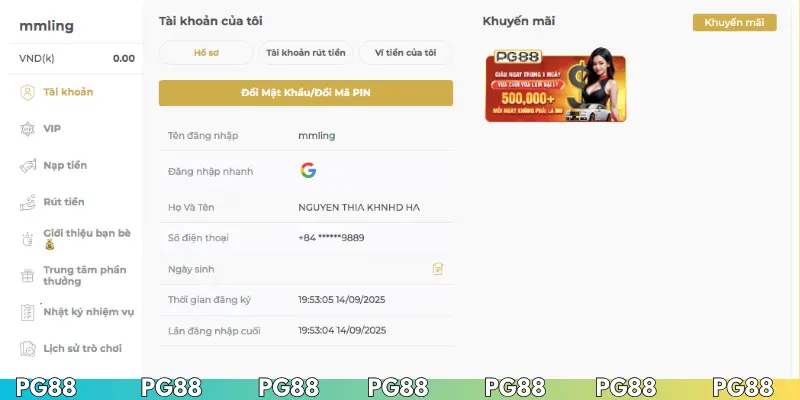 Lưu ý khi truy cập tài khoản cược
