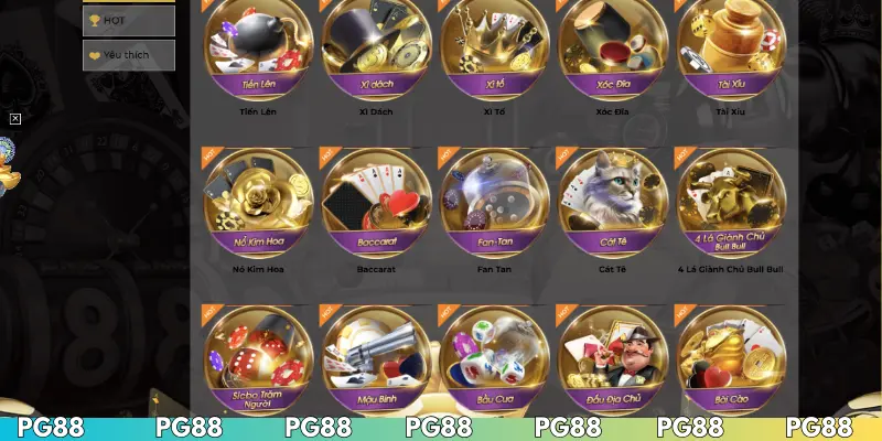 Lý do nên chơi game bài PG88